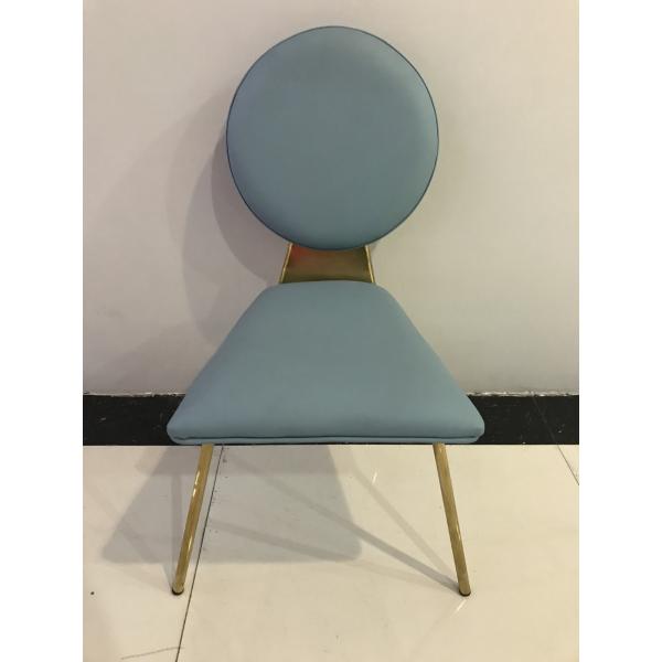 Color Optional 45cm 87cm PU Leather Dining Chairs