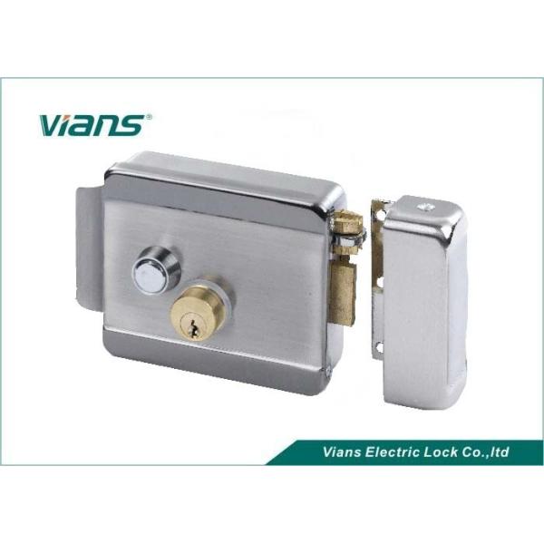 Quality Double Lock Cylinder Electric Rim Lock Turn Left or Turn Right to Open the Door wholesale