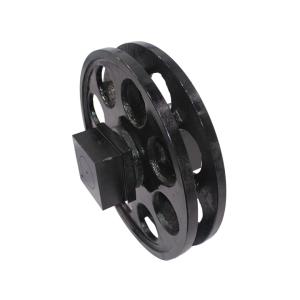 Cheap High Performance 250T Front Undercarriage Idler With Heat Treatment for sale