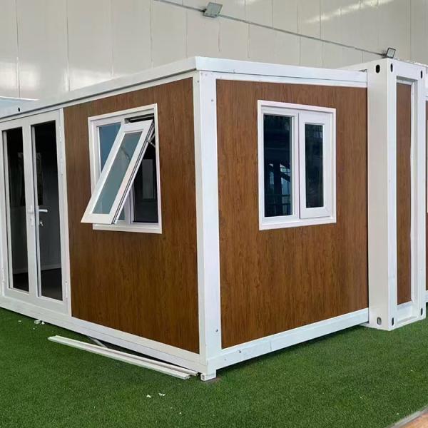 Rectangular Windows Supported Double Wing Expansion Box House With LED Indicator