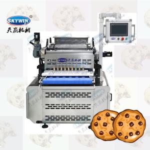 PLC Tray Type Cookies Making Machines Commercial Cookie Depositor 304 Stainless