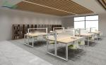 4 Compartments and Customizable Options for Space Office Workstation of Open
