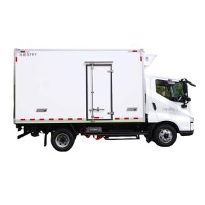 Cheap 4L Engine Capacity Gasoline Refrigerated Fresh Transport Vehicle Reefer Freezer Cold Box Truck for Customer Requirements for sale
