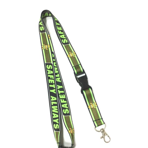 Heat Transfer Custom Polyester Lanyards , Patone Color Dye Sublimation Neck