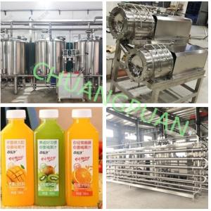 Fully Automatic Stainless Steel Concentrated Mango Pulp Processing Line With Plc