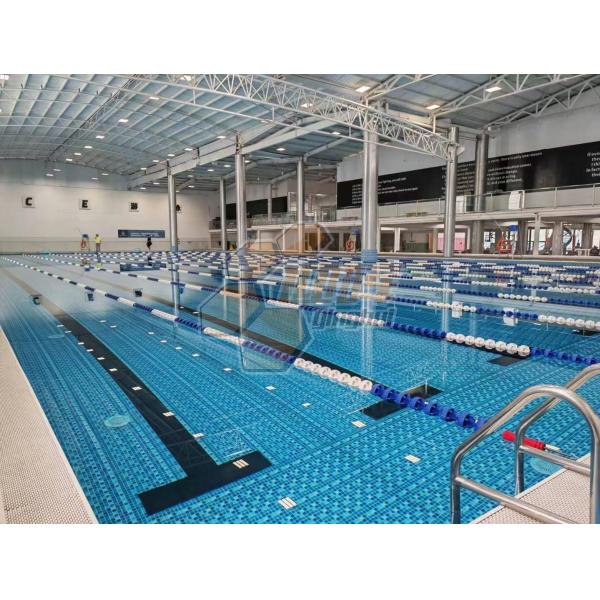 Quality Customized Zn-Al-Mg Steel Competition Swimming Pool With Ladders Starting Blocks wholesale