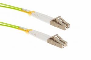 China LC-LC multimode fiber patch cord，100G OM5 50/125um Duplex Wide Band fiber optic patch cord supplier on sale