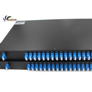 Flattop Dual Fiber 0.8nm 40ch C21 DWDM Mux Demux