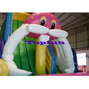Big White Rabbit Inflatable Water Slide