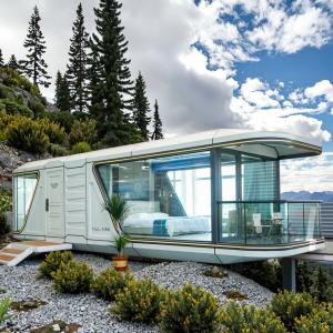 Modern Luxury Mobile Capsule House 40ft Prefab Container With Chinese Design