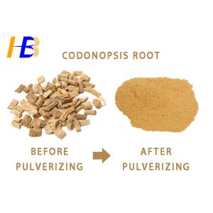 Codonopsis Root / Pilosula Herbal Powder Making Machine Integrated Cooling