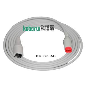 Cheap IBP adapter cable compatible for Spacelabs 6pin to Abbott transducer for sale