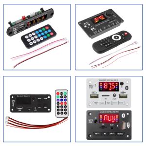 10W 20W Pull Rod Sound Power MP3 Player Trolley Speaker BT Amplifier Board With