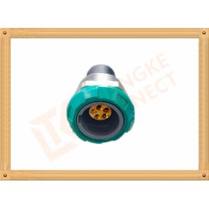 Self Locking 5 Pin Waterproof Circular Connector / Push Pin Connector