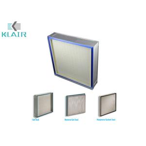 Mini Pleat HEPA Air Purifier Air Filter for Hospital Gel Seal Type HEPA Filter