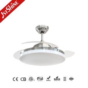 Lighting and Circuitry Design 42'' Invertible Retractable Blades Ceiling Fan