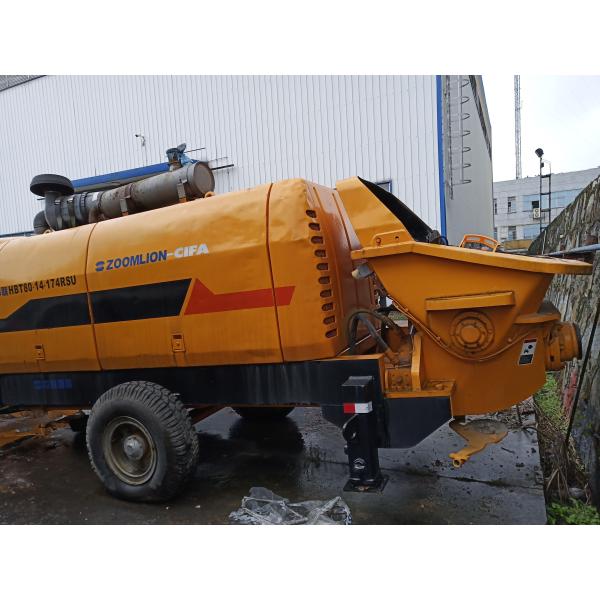 Quality 85m3/H 174kw Used Concrete Trailer Pump Intelligent Control Small wholesale