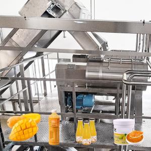 Automatic 10T/H Mango Processing Plant 440V Puree Processing Line