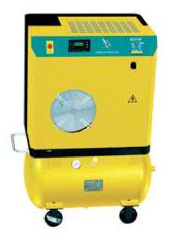 Quality Professional Moveable Screw Air Compressor with Air Receiver wholesale