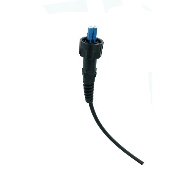 Waterproof Duplex LC ODVA Fiber Optic Connector Assembly