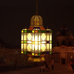 Gold Moroccan Chandelier Pendant lamp for indoor home Lighting Fixtures (WH-DC