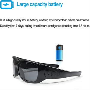720P Video Camera Bluetooth Sunglasses With Answer Calls Music Enjoy