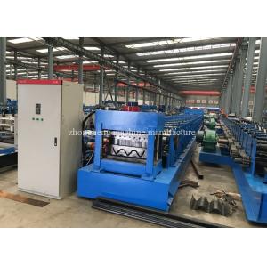 Highway Safety W Beam Guardrail Roll Forming Machine With Punching Devices