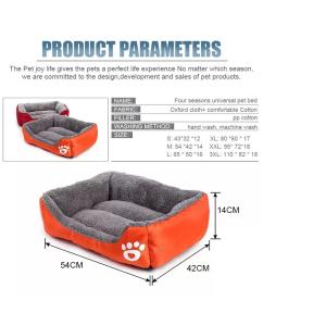 Custom Breathable Pet Crate Bed Dog Sofa Bed Double Sided