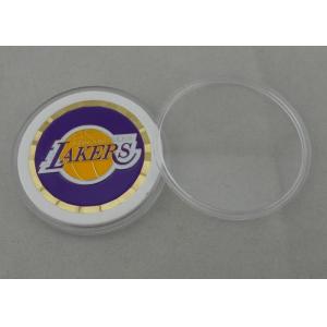 Zinc Alloy Die Casting Personalized Coins 2.5 Inch And Plastic Box Packing