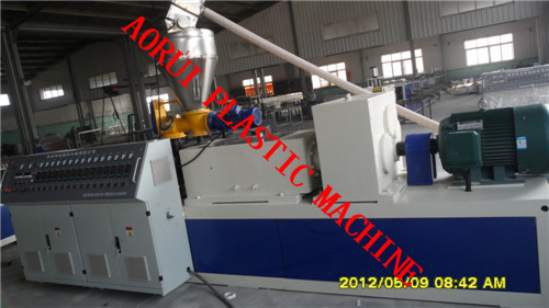 Quality Automatic Twin Screw Plastic Profile Extrusion Line For WPC Tray / Terrace wholesale