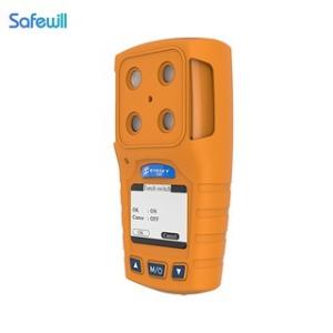 CE FCC Approval Four In One Gas Detector For Flammable Toxic Gas Leak Test