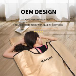 Home Far Infrared 3 Heating Zone Bian Stones Sauna Blanket With One Controller