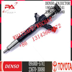 Cheap DENSO Diesel Common rail Injector 095000-5741 for TOYOTA 23670-30080 for sale
