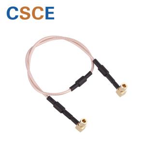 75Ohm Impedance Antenna Adapter Cable , RG179 Coaxial Cable Brown / Customized