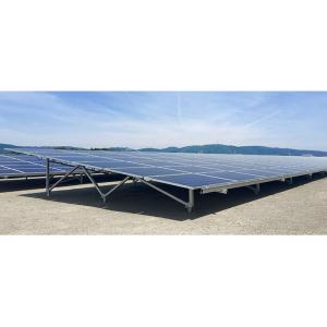 China Rail Clamp Alluminum Bifacial Solar Panels DIN1055 Solar System on sale