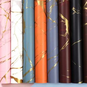 Stripe Wave Point Pink 17gsm Recyclable Tissue Paper Customized Gift Wrapper