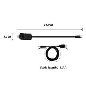 Baiao 15/25dBi Digital Tv Signal Amplifier Vhf Power Seal Tv Aerial Booster