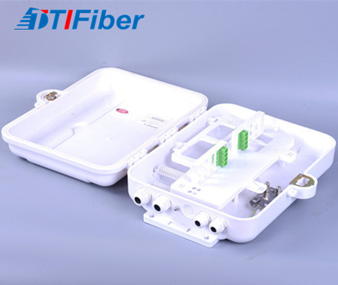 ABS Or PC Material Optical Fiber Distribution Box Outdoor 8core 16core 24core