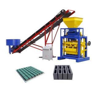 Cheap Qt4-35 Cement Interlocking Block Making Machine FLY ASH Germany Technology 1,100*650mm 50-200mm 1500 KG 4 Blocks/mold for sale