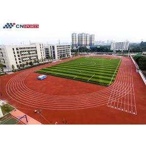 Plastic 13mm Synthetic Running Track Weather Resistance sandwich system