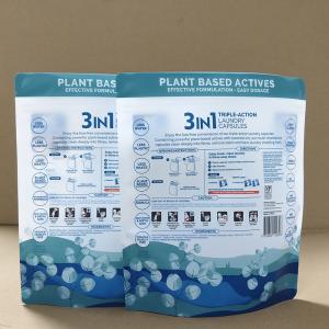 Custom Printed Multi-Layer Detergent Bags for Powder and Liquid