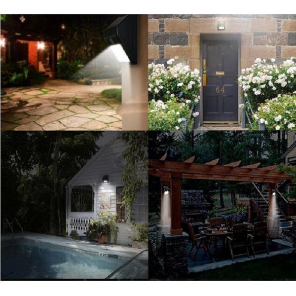 Solar Sensor Wall Led Lights Wireless IP65 Waterproof Outdoor Lighting Motion Sensor for Garden, Yard