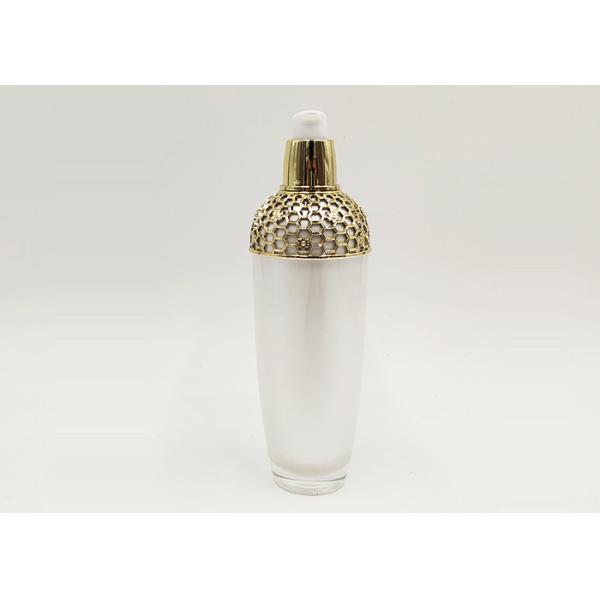 Quality 50ml Acrylic Essential Lotion Face Cream Jars Customized Logo Designed wholesale