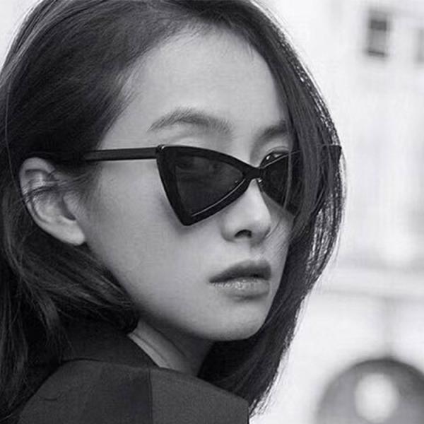 Quality Triangle UV400 Vintage Women Retro Cat Eye Sunglasses wholesale