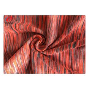 Weft 92 Polyester 8 Spandex Fabric Single Jersey For Sport Garment