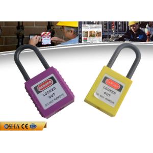 ZC-G11 CE Certification Approved Short Shackle ABS Safety Padlock For Industry