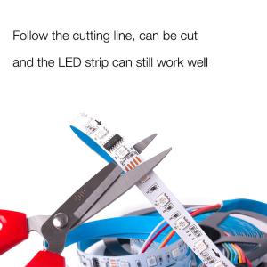 High Bright DC24V Addressable LED DMX Lighting 512 12v Addressable Rgb Led Strip