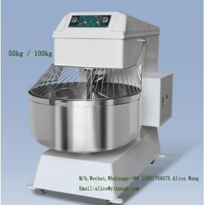 25kg 50kg Double Speed Bakery Bread Spiral Dough Mixer