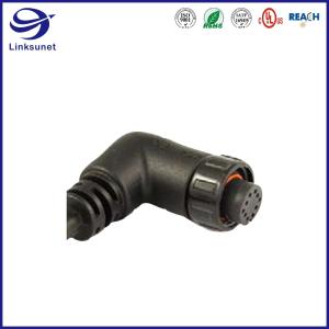 Middle IP68 copper alloy Waterproof Circular Connectors For Streetlight