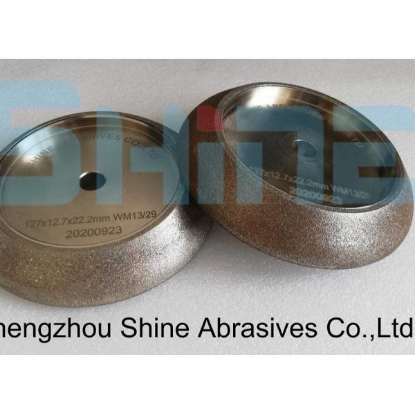 Quality ISO 1.6kg/PC Electroplated Grinding Wheels WM13/29 Profile wholesale